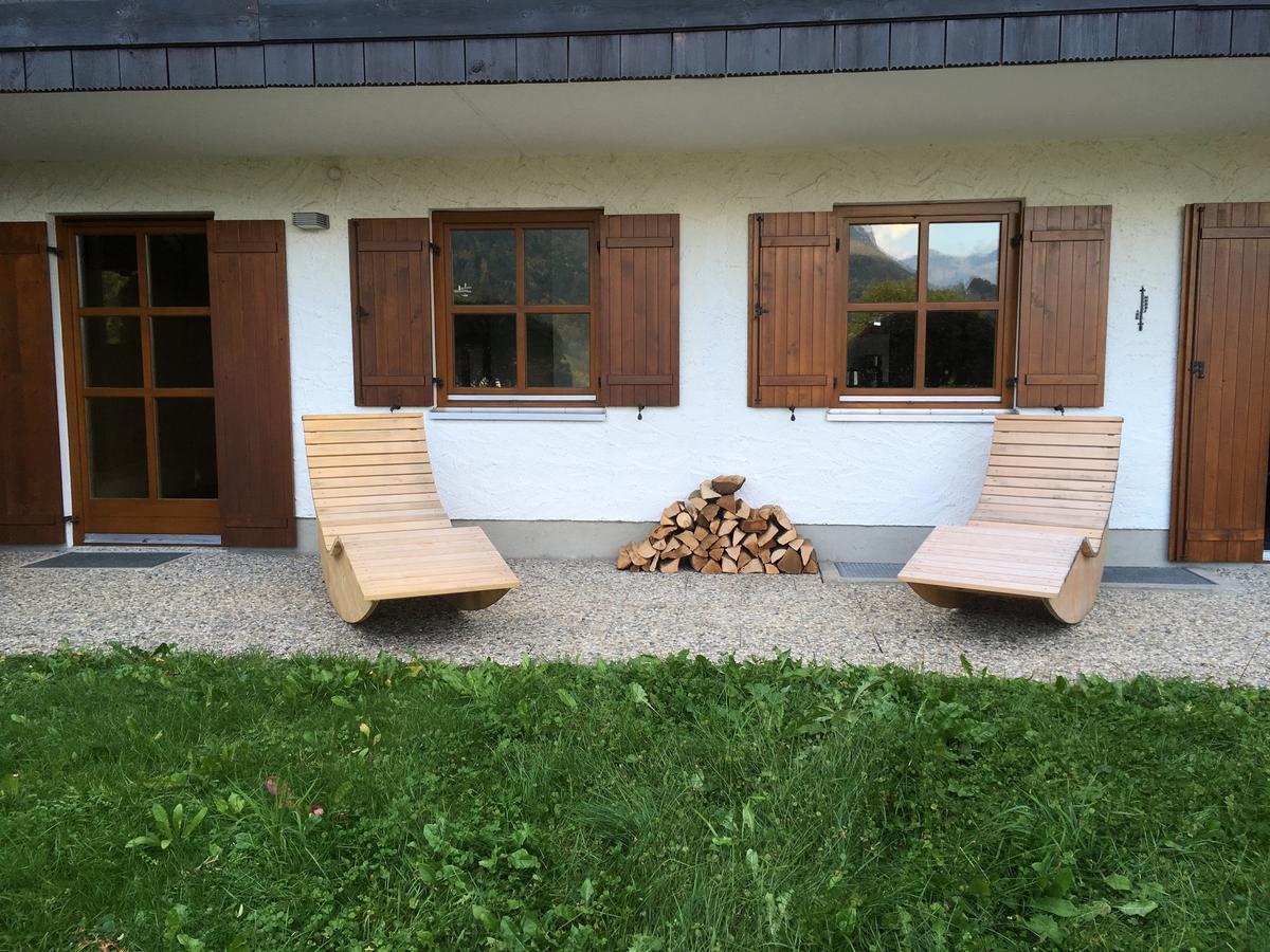 Premium-Chalet Achental mit Kamin und Sauna Schleching Exterior foto